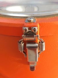 Close-up of machine part