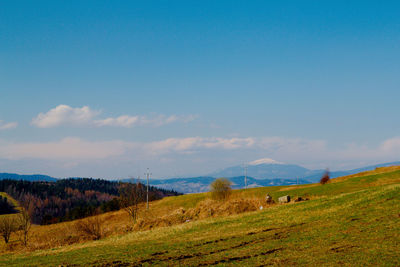 View of landscape against sky