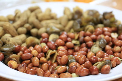 Close-up of food in plate