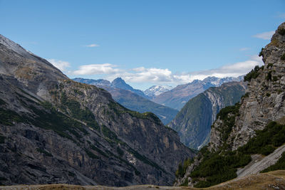 Scenic view of mountains