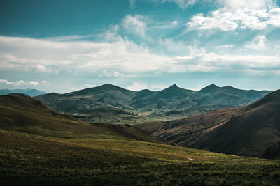 Scenic view of landscape against sky