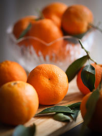 Close-up of oranges