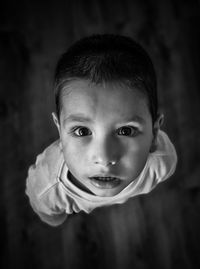 Portrait of cute girl looking away