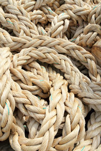 Full frame shot of ropes