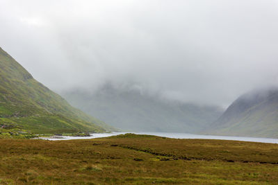 Scenic view of landscape against sky