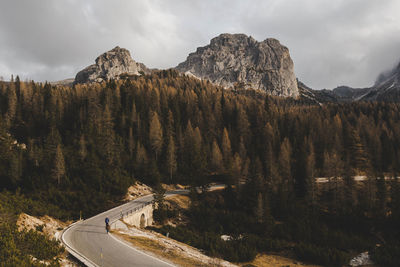 Scenic view of mountain against sky