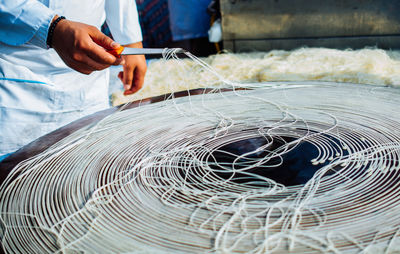 Man working in factory