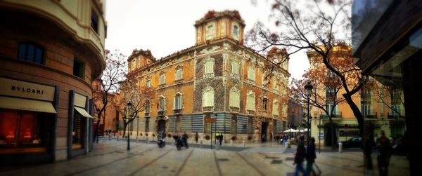 View of buildings in city