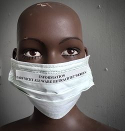 Close-up portrait of a young woman