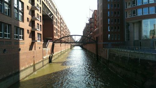 Canal along buildings