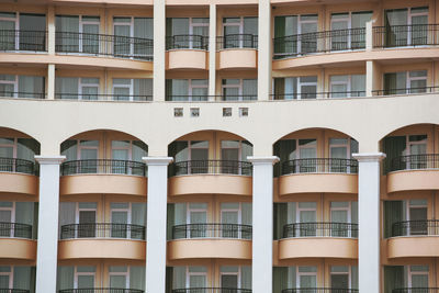 Full frame shot of residential building