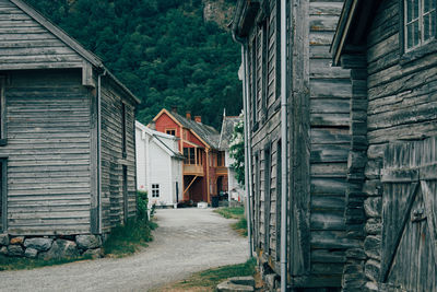 The old town of lærdalsøyri