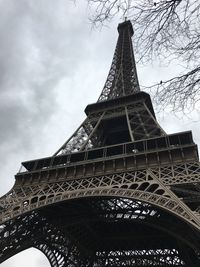 Low angle view of tower against sky