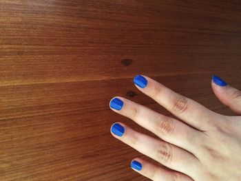 Close-up of cropped hand