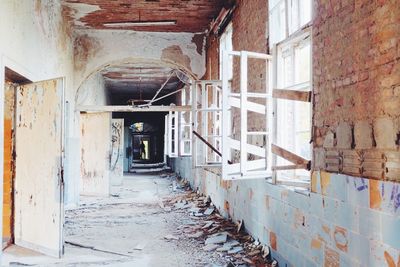 View of abandoned building