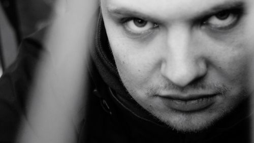 Close-up portrait of woman