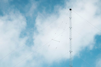 Low angle view of tower against sky