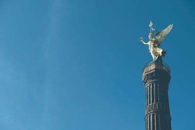 Low angle view of statue