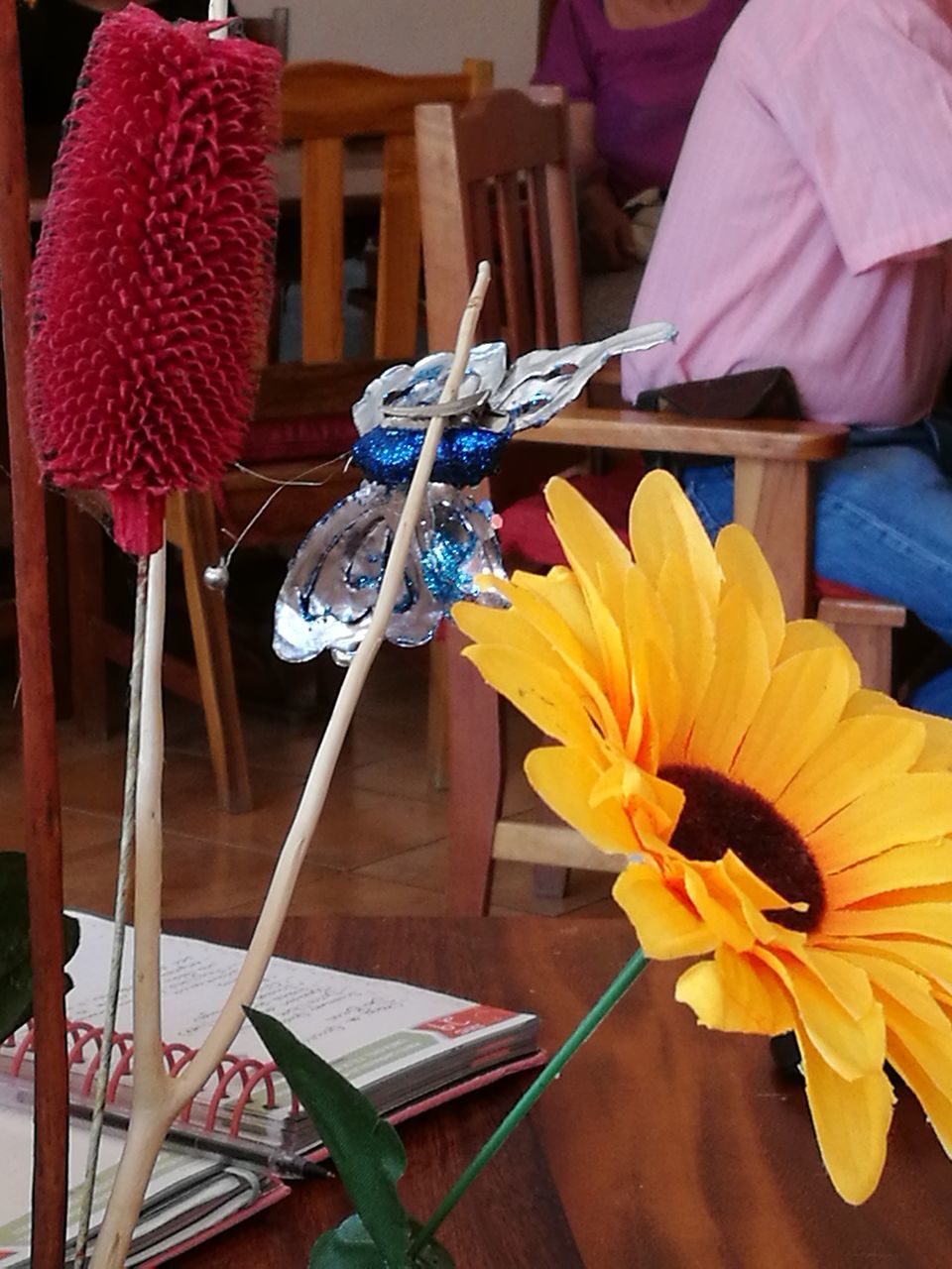 flower, chair, no people, indoors, close-up, day, freshness