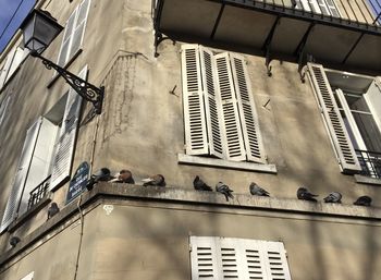 Low angle view of modern building