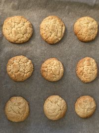 Full frame shot of cookies