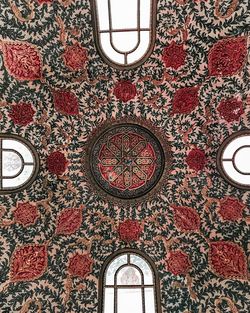 Close-up of ornate ceiling