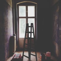 View of empty window