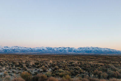 Scenic view of mountains