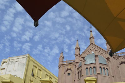 Low angle view of cathedral against sky