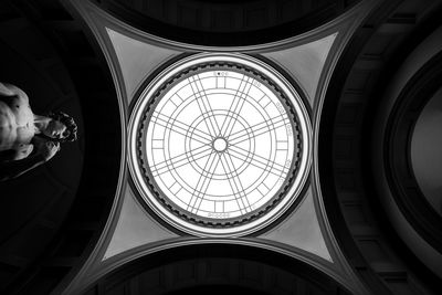 Low angle view of dome ceiling