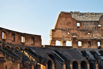 Inside the colosseum 