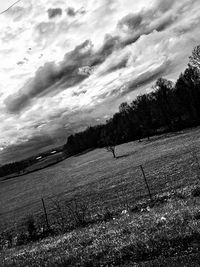 Scenic view of landscape against sky