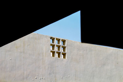 Low angle view of building against sky