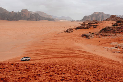 Scenic view of desert