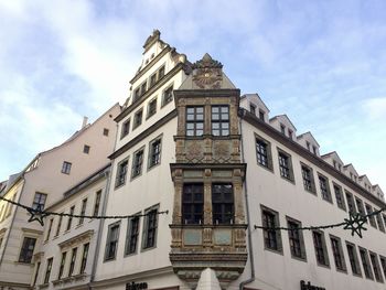 Low angle view of building against sky