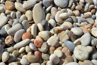 Full frame shot of stones