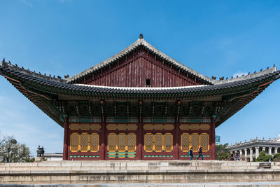 Temple against sky