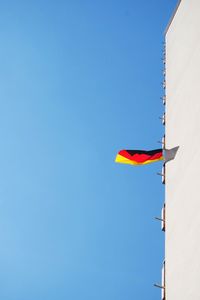 German flag against sky