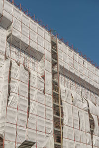 Safety scaffold for building maintenance