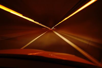 Close-up of illuminated lights