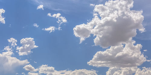 Low angle view of clouds in sky