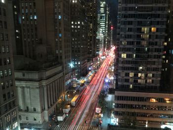 City street at night