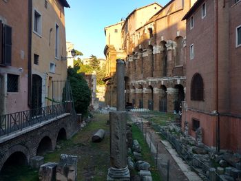 View of old building in city