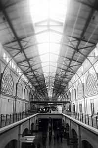 Interior of subway station