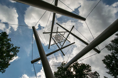 Low angle view of cloudy sky