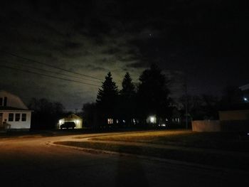 Road at night
