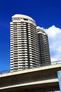 Low angle view of modern office building