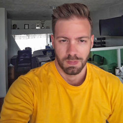 Portrait of young man