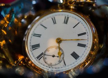 Close-up of pocket watch