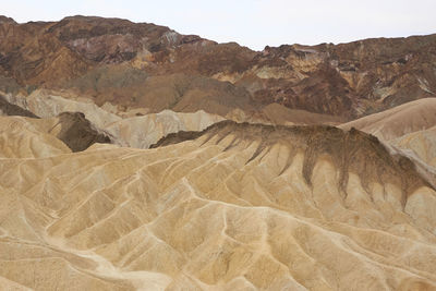 Scenic view of desert landscape against sky